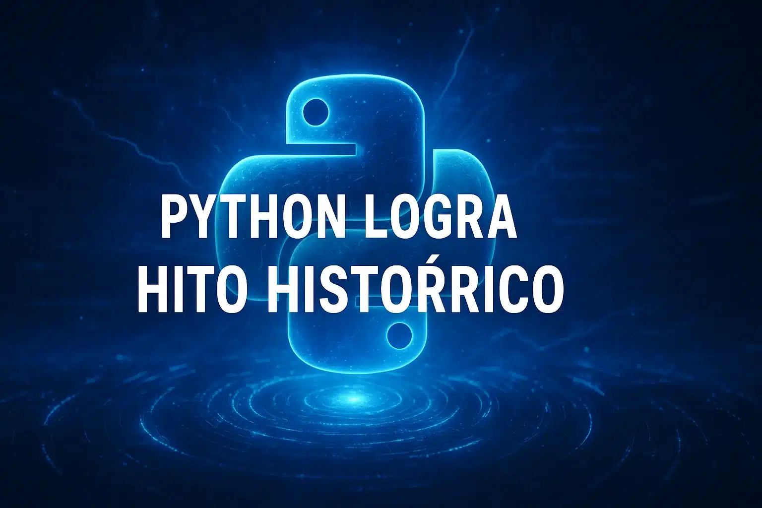 Python logra un hito histórico - Apasionados por la Programación ...